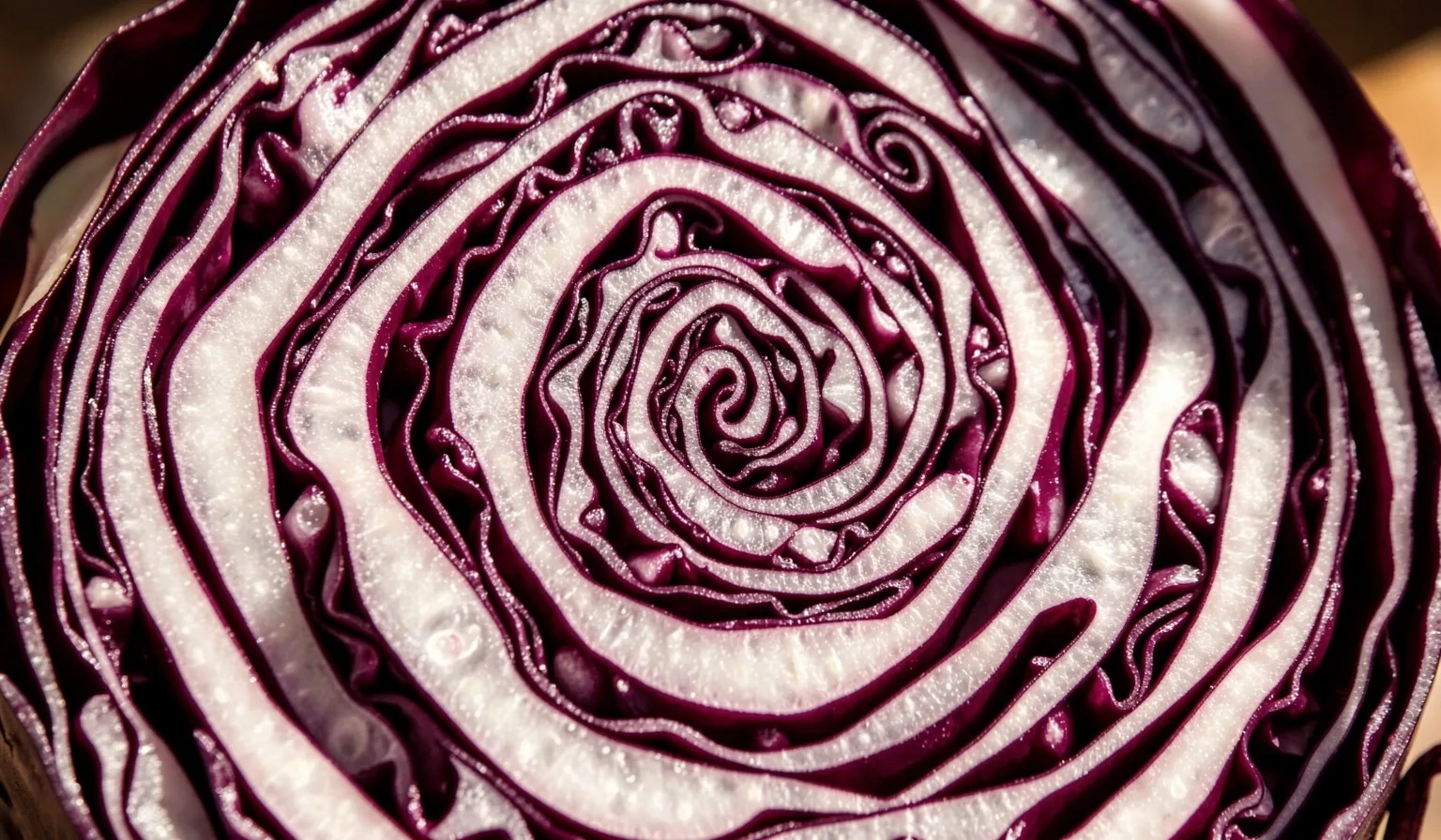Microscopic view of plant structure